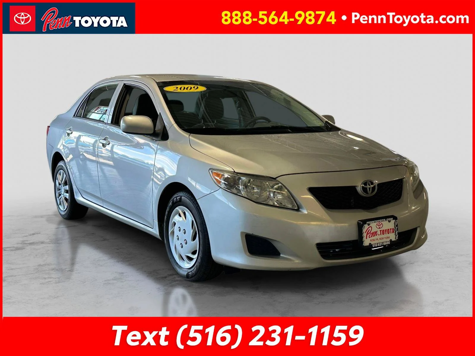 Used 2009 Classic Silver Metallic Toyota LE image 1