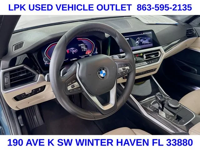 Certified Used 2020 Blue BMW 330i image 9
