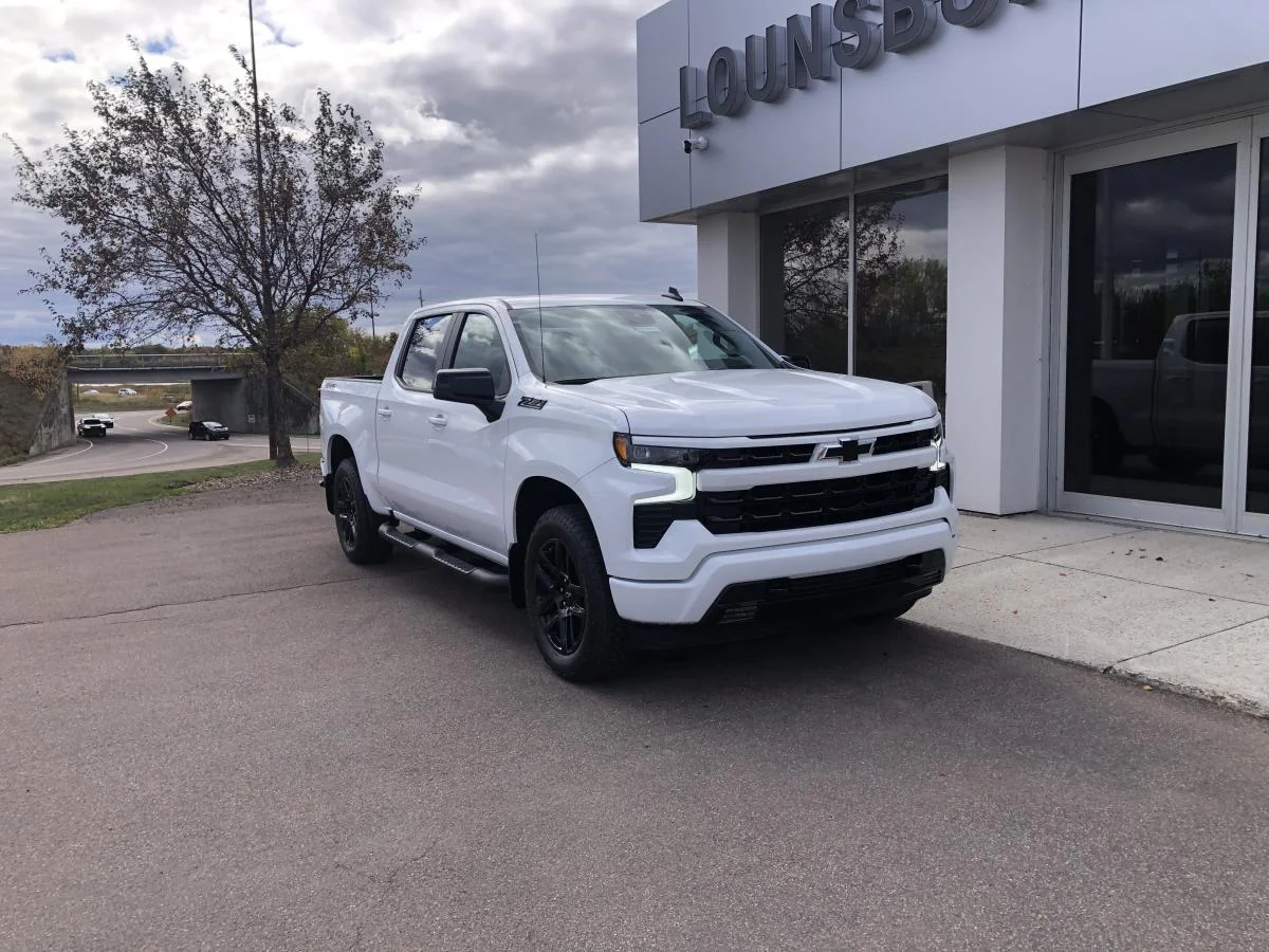 Used 2026 White Chevrolet 4WD Crew Cab 147" RST image 1