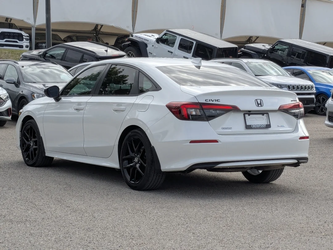 Certified Used 2025 White Honda Sport - - FWD - Honda Sensing Suite - Heated Seats - 9 Touchscreen - Wireless CarPlay & More! image 6