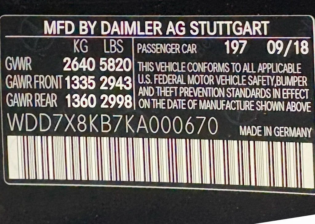 Used 2019 Obsidian Black Metallic Mercedes-Benz S image 41
