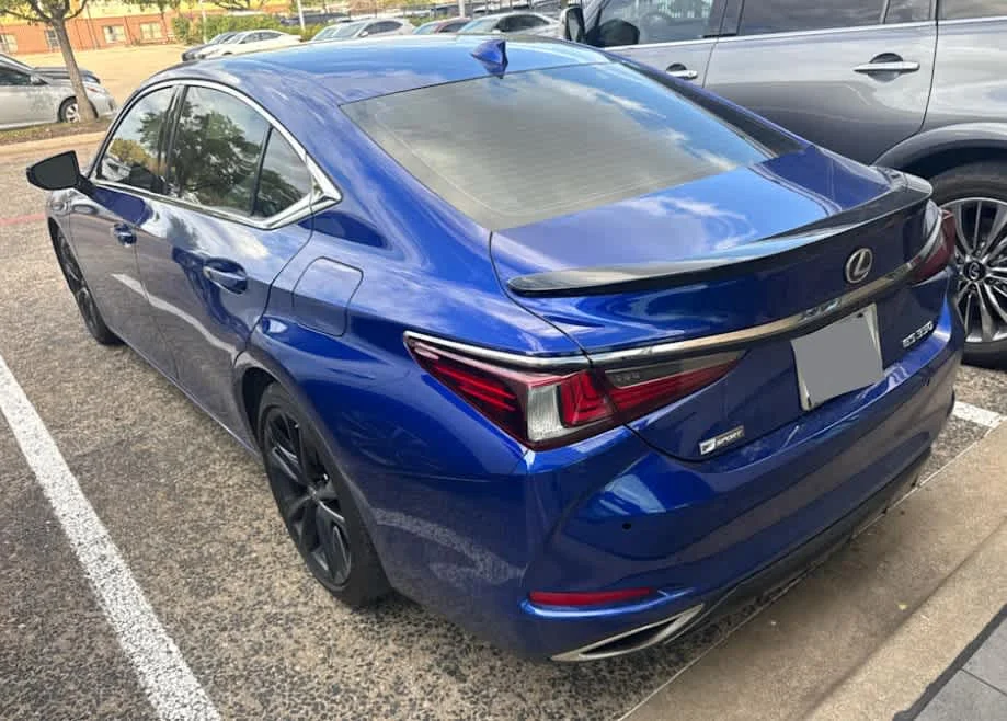 Used 2021 Ultrasonic Blue Mica 2.0 Lexus F SPORT image 3