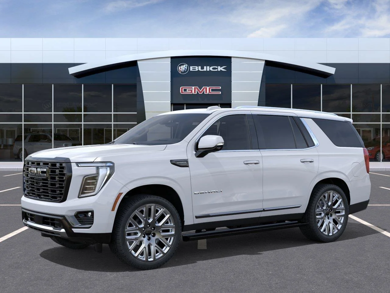 New 2026 Glacier White Tricoat GMC Denali Ultimate image 2