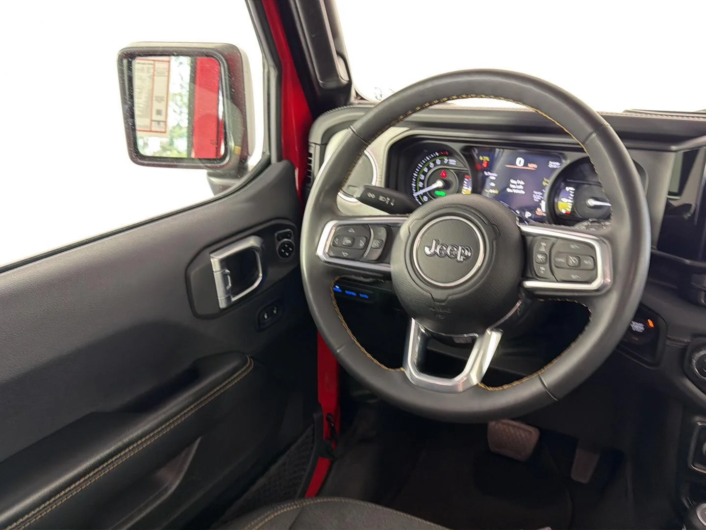 Used 2024 Firecracker Red Clearcoat Jeep Sahara image 18