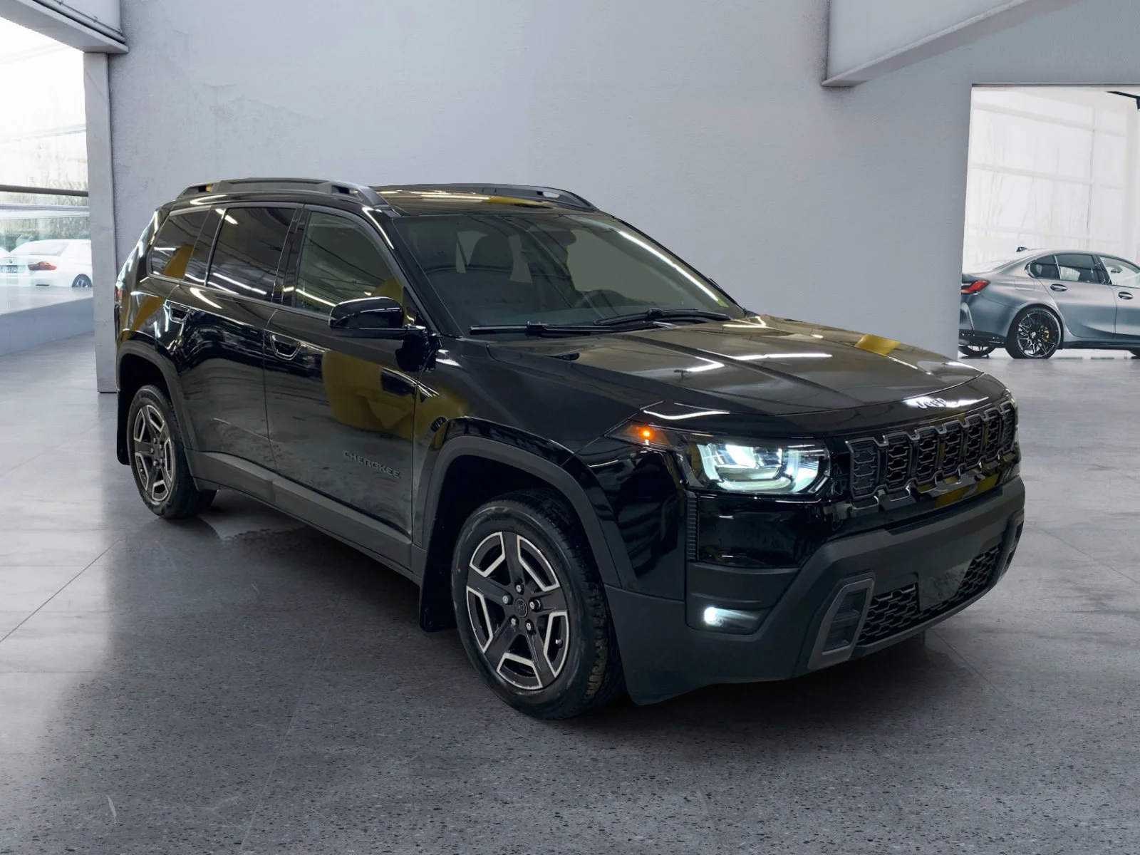 New 2026 Diamond Black Crystal Pearl Jeep Laredo image 7