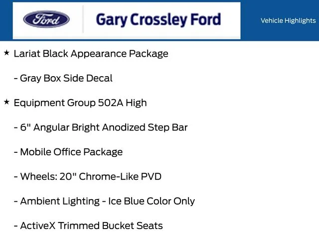 New 2026 Star White Metallic Tri-Coat Ford Lariat® image 12