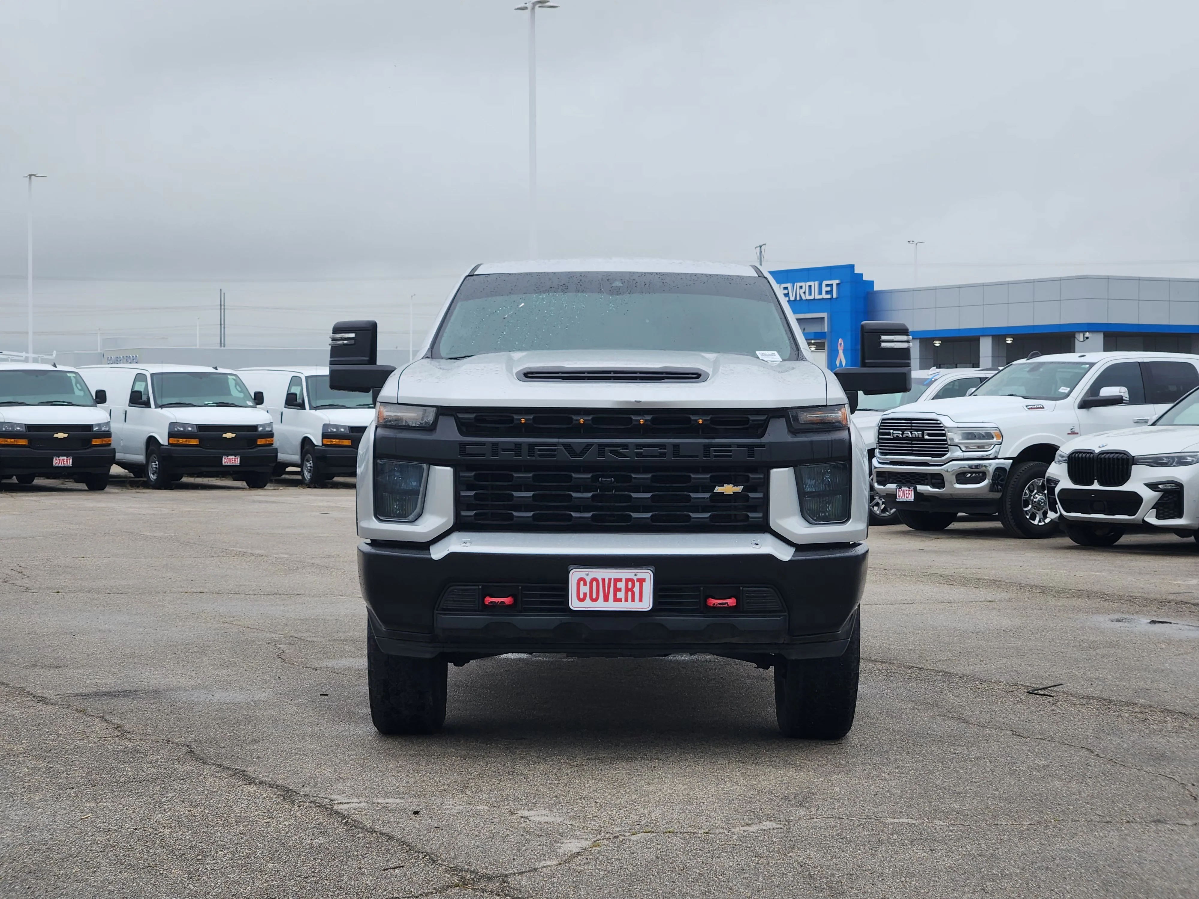 Used 2022 Silver Ice Metallic Chevrolet Work Truck image 2