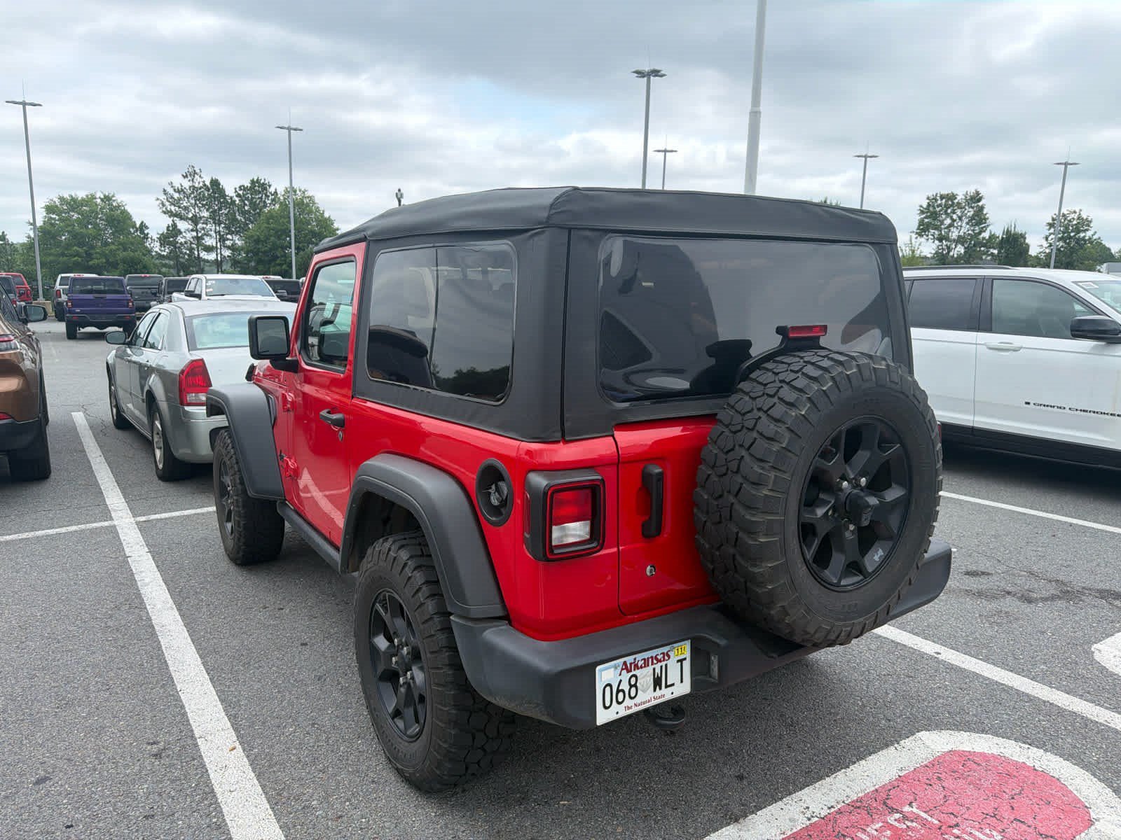 Used 2021 Firecracker Red Clearcoat Jeep Willys Sport image 4