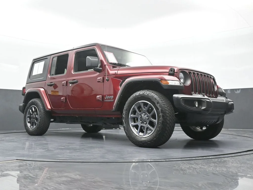 Used 2021 Snazzberry Pearlcoat Jeep Unlimited Sport S image 61