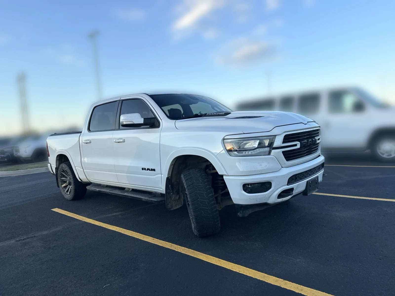 Used 2019 Off-white Ram Laramie image 2