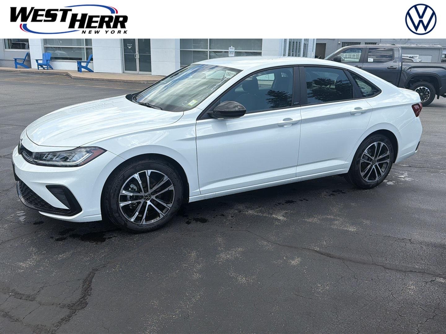 New 2026 Pure White Volkswagen 1.5T Sport image 1