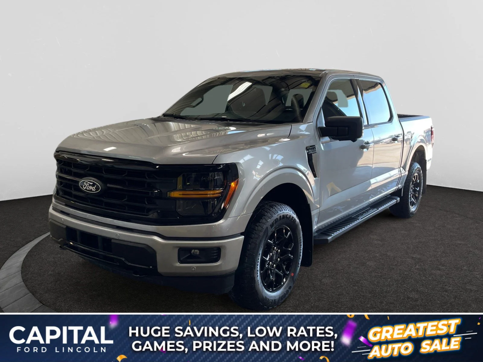 New 2026 Iconic Silver Metallic Ford XLT image 1