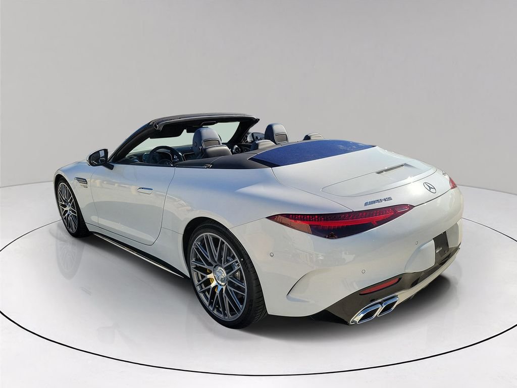 New 2027 MANUFAKTUR Moonlight White Metallic Mercedes-Benz AMG® SL 55 Roadster image 4