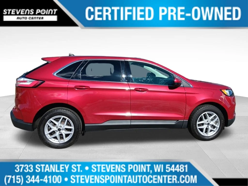 Used 2023 Rapid Red Metallic Tinted Clearcoat Ford SEL image 10