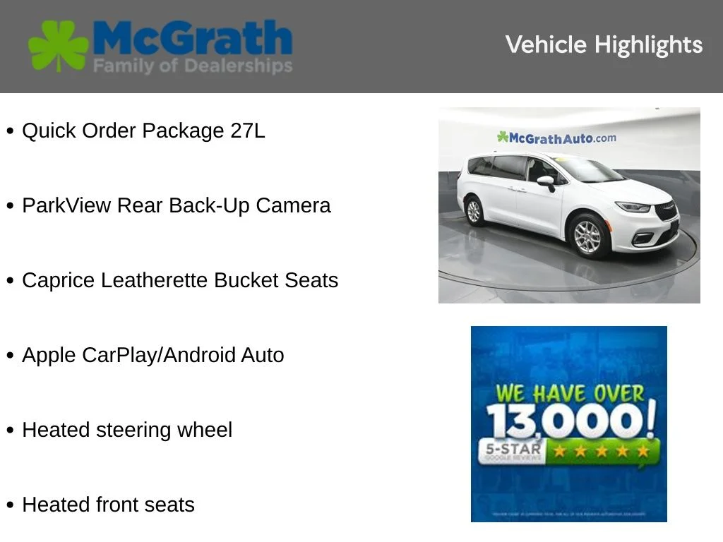 Used 2023 White Chrysler Touring L image 6