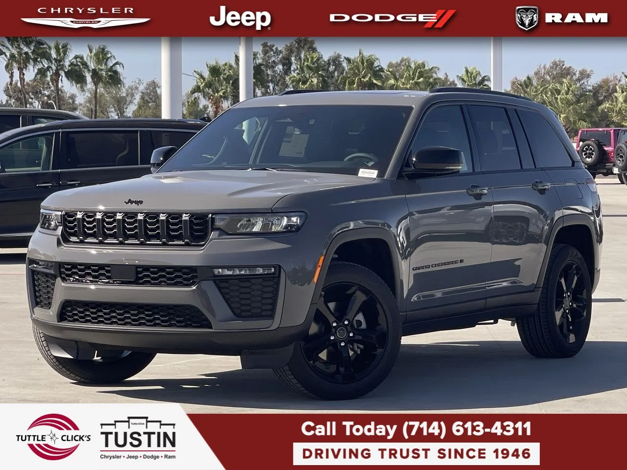 New 2027 Sting-Gray Clear-Coat Paint Jeep Limited image 1