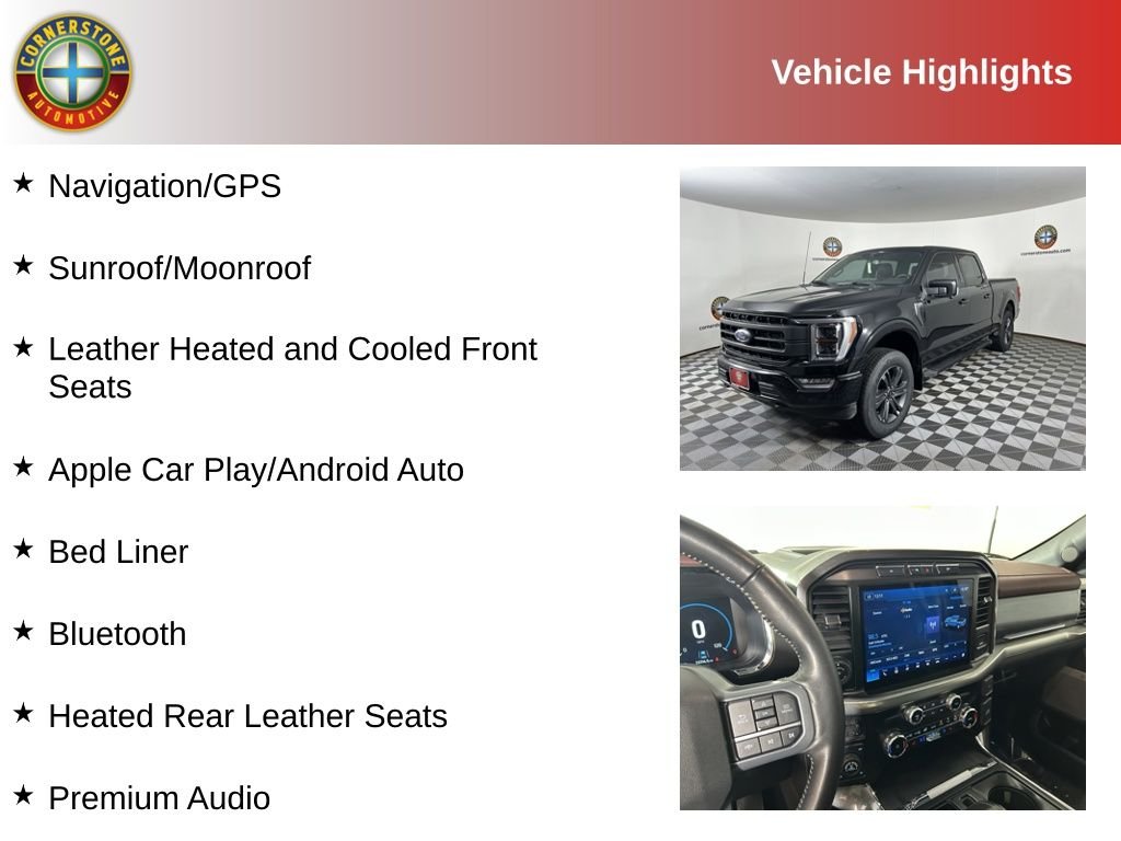 Used 2023 Black Ford Lariat image 2
