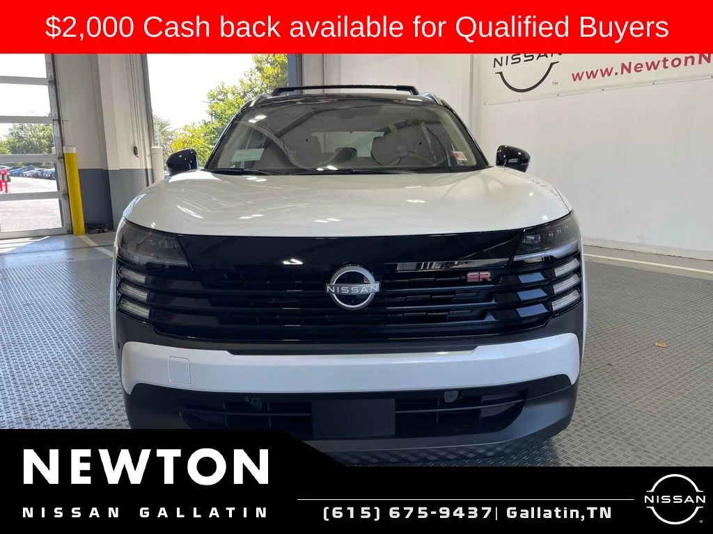 New 2026 Aspen White TriCoat / Super Black Two-tone Nissan SR image 4