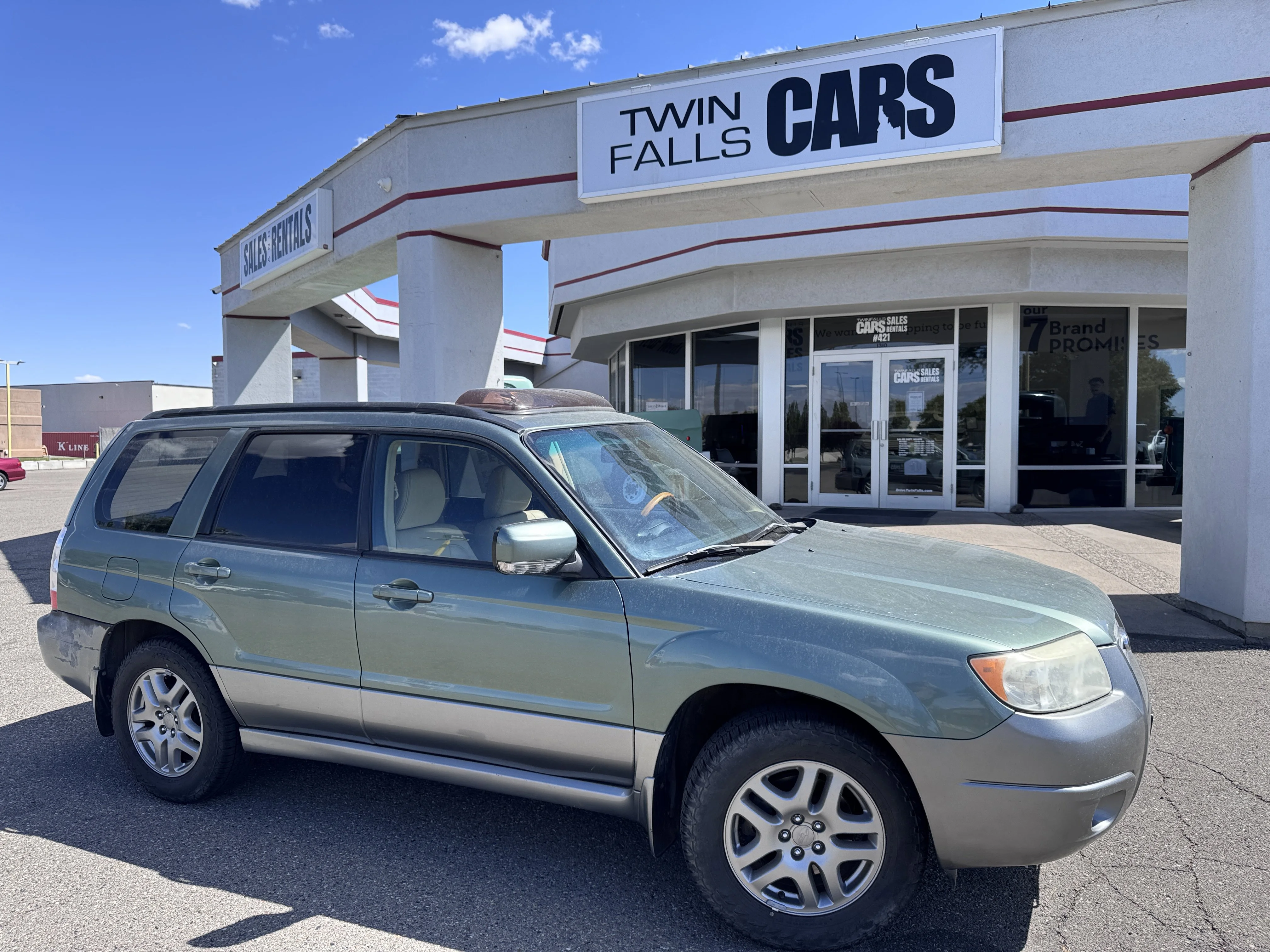 Used 2007 Evergreen Metallic Subaru X L.L. Bean Ed image 2