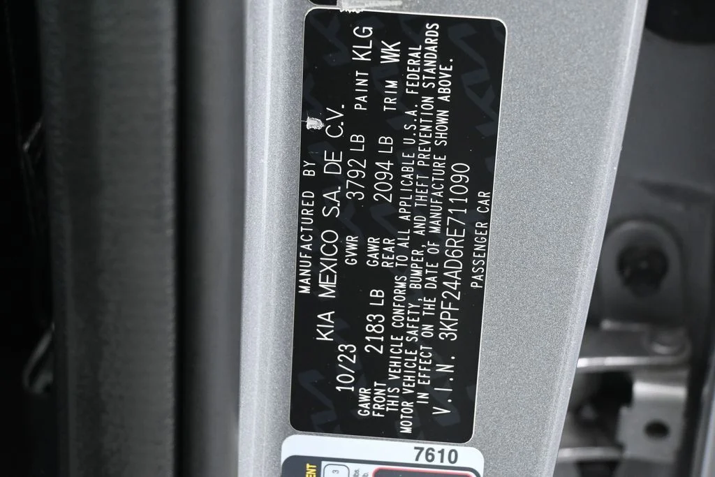 Used 2024 Steel Gray Kia LXS image 13