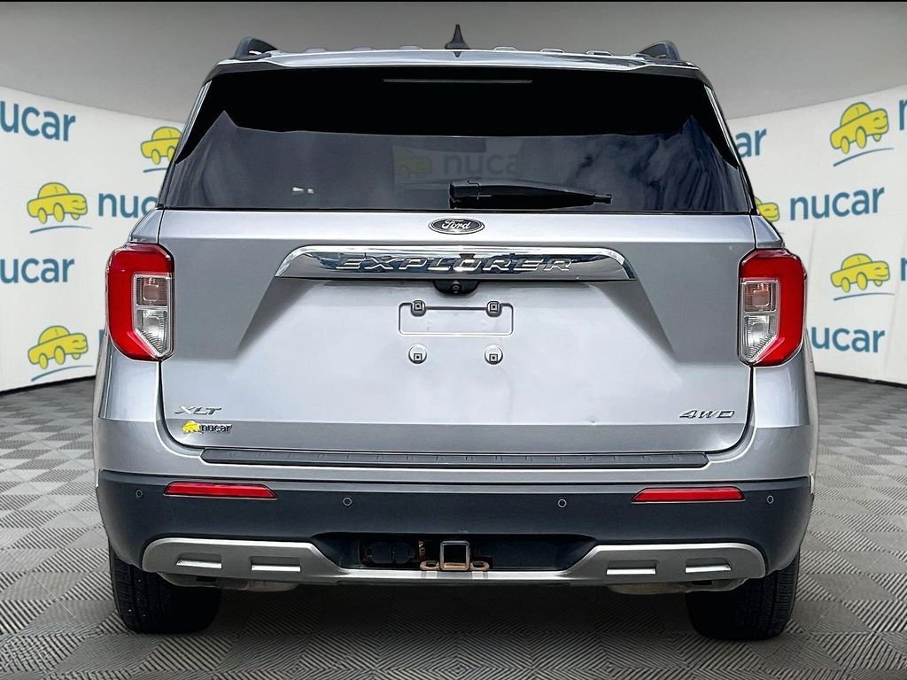 Used 2021 Iconic Silver Metallic Ford XLT image 5
