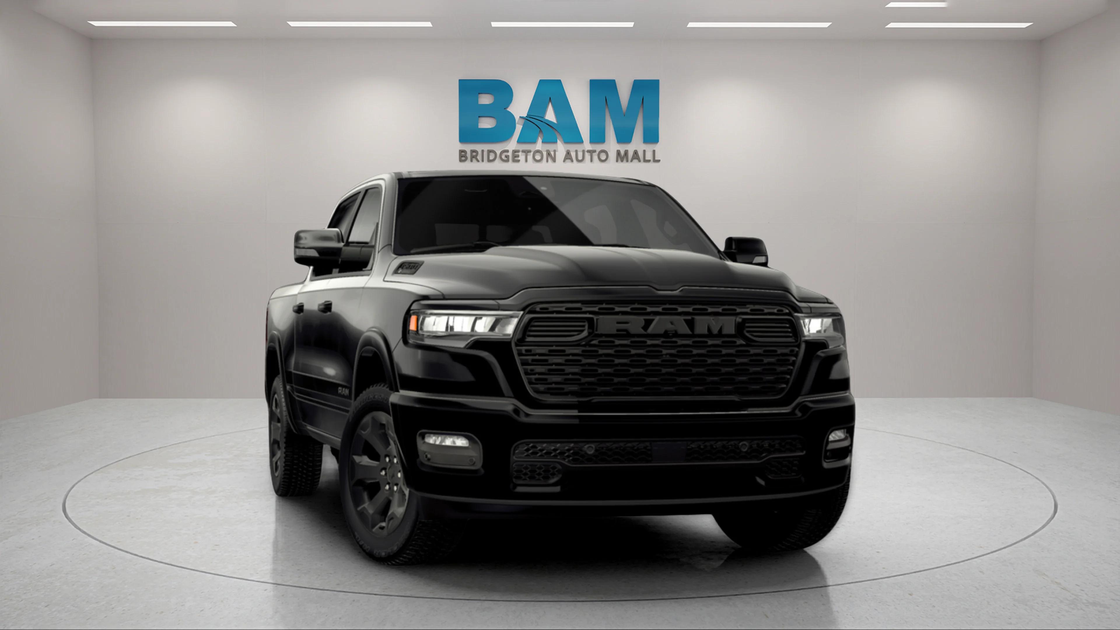 New 2026 Diamond Black Crystal Pearl-Coat Exterior Paint RAM Big Horn image 15
