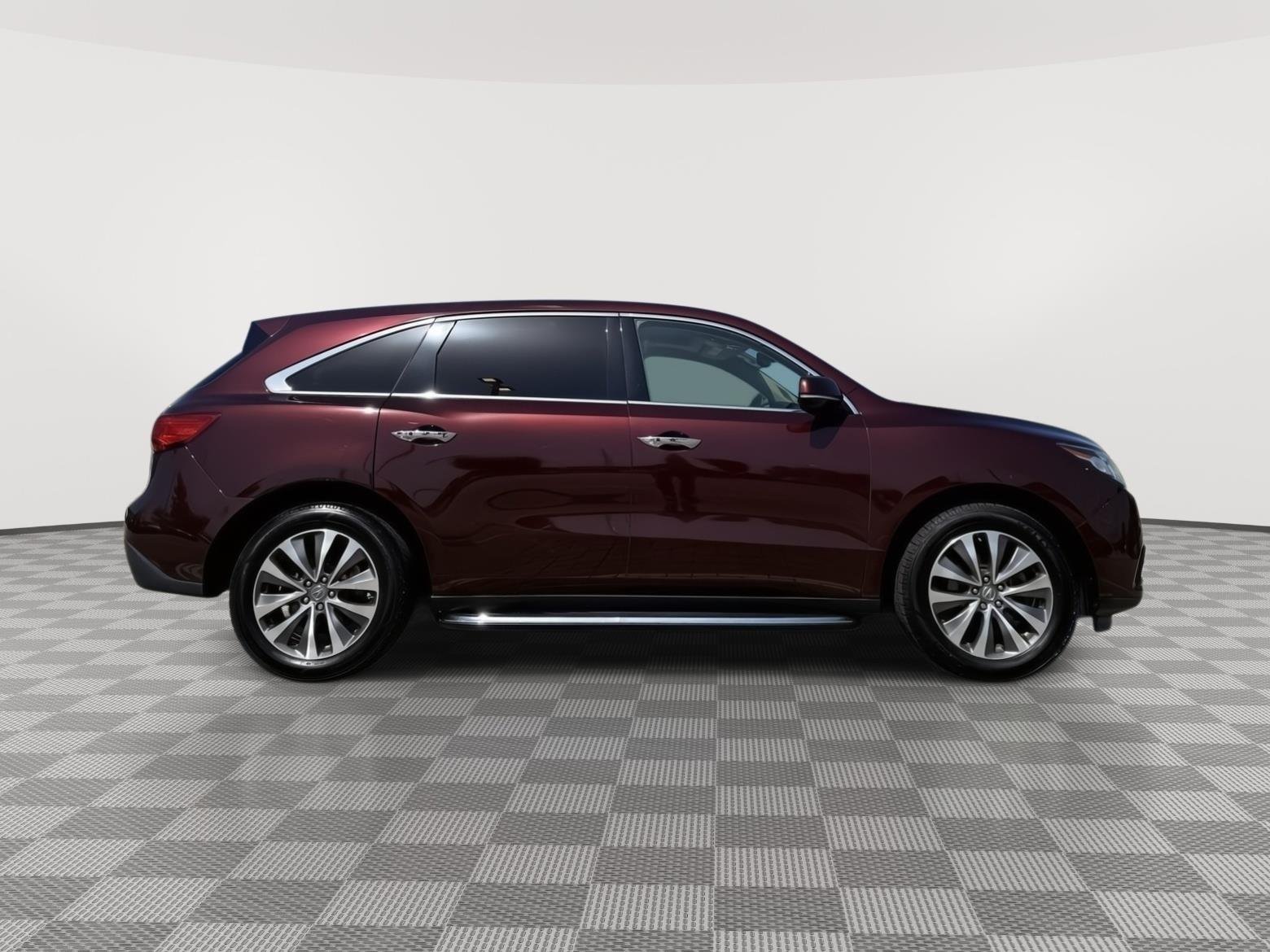 Used 2015 Dark Cherry Pearl Acura Tech/Entertainment Pkg image 7