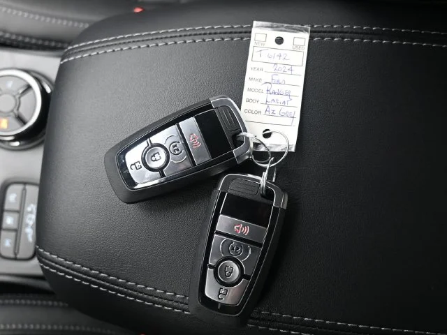 Used 2024 Azure Gray Metallic Ford Lariat image 47