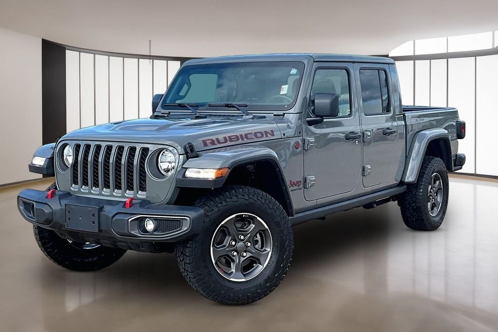 Used 2022 Gray Jeep Rubicon image 1