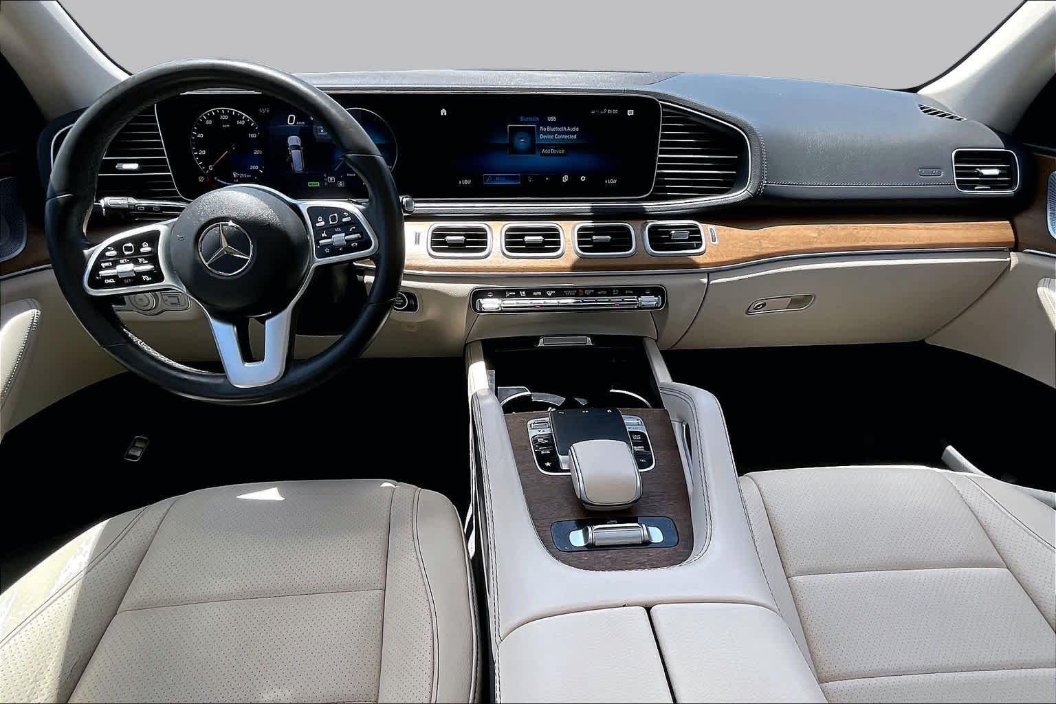 Used 2020 designo Cardinal Red Metallic Mercedes-Benz GLS 450 image 16
