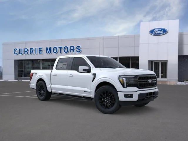 New 2026 Star White Metallic Tri-Coat Ford Lariat image 7