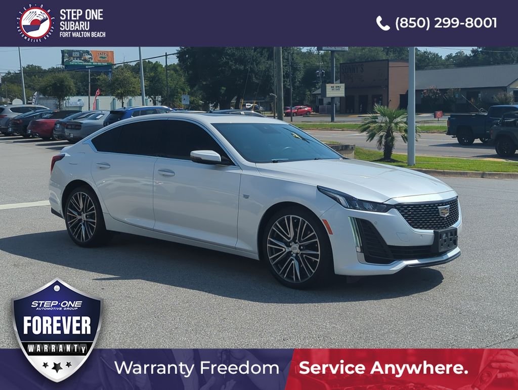 Used 2023 White Cadillac Premium Luxury image 9
