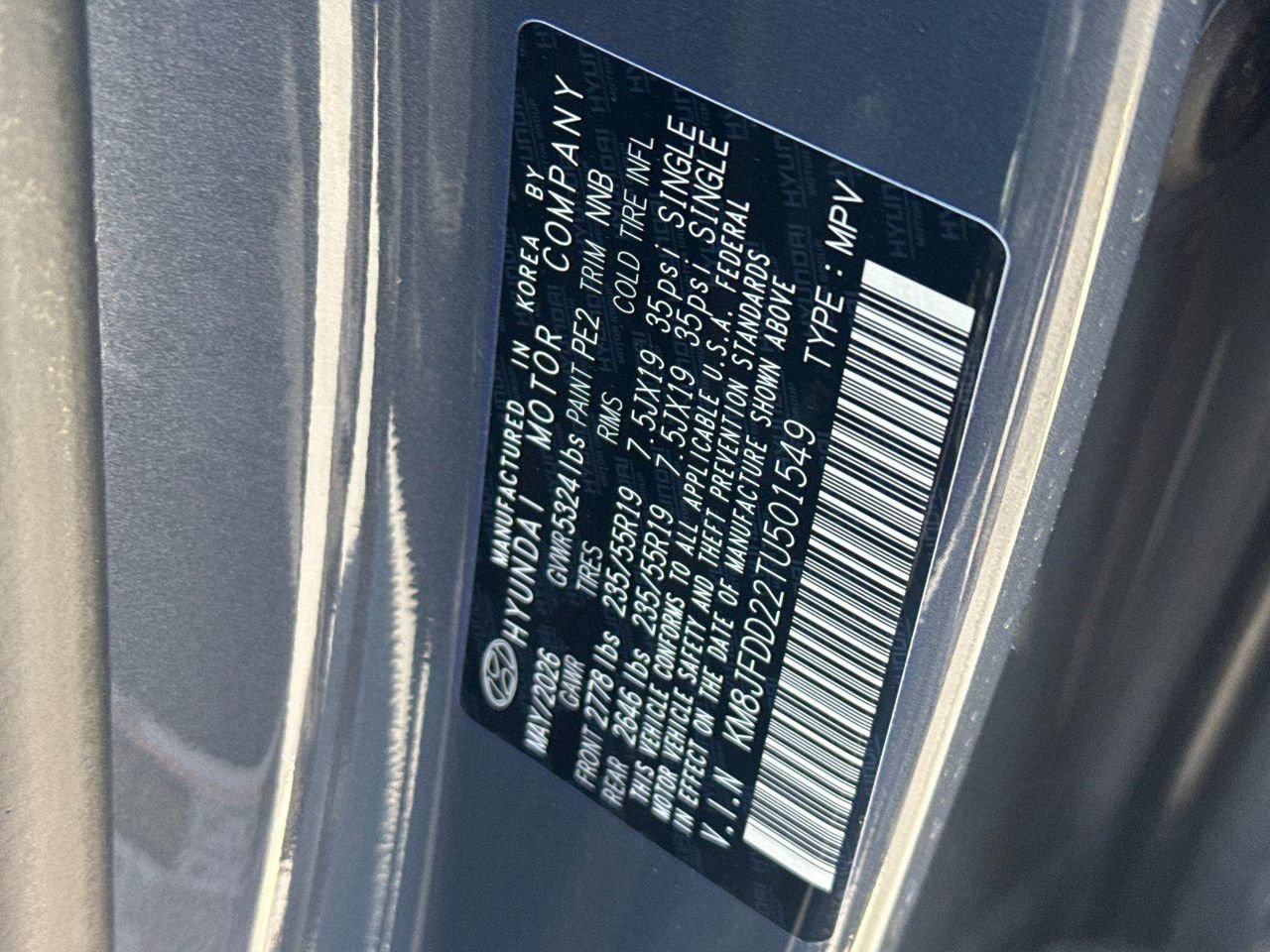 New 2026 Gray Hyundai Limited image 26