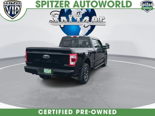 Certified Used 2022 Agate Black Metallic Ford Lariat image 9