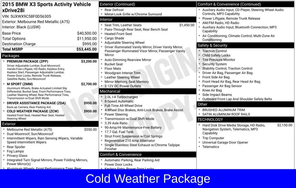 Used 2015 Red BMW xDrive28i image 6