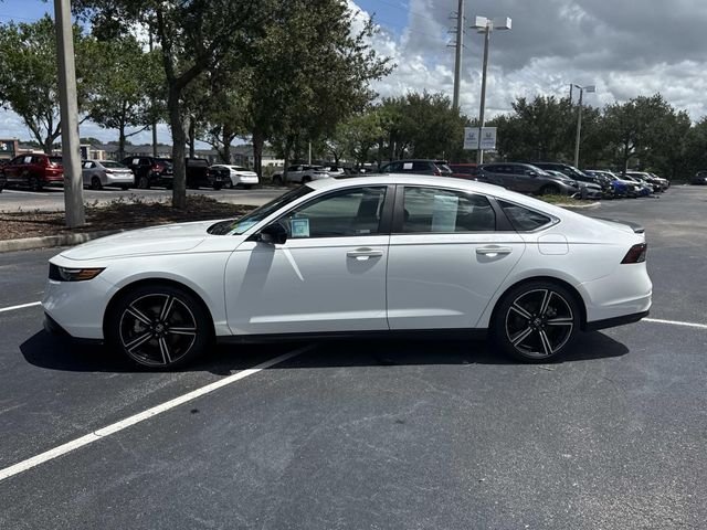 Used 2023 Platinum White Pearl Honda HYBRID SPORT image 7