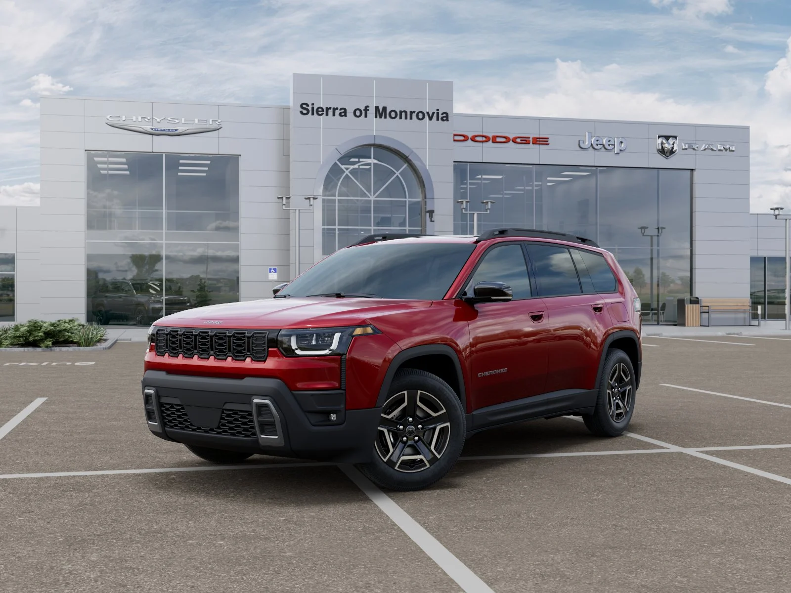 New 2026 Red Hot Pearl-Coat Exterior Paint Jeep Limited image 1