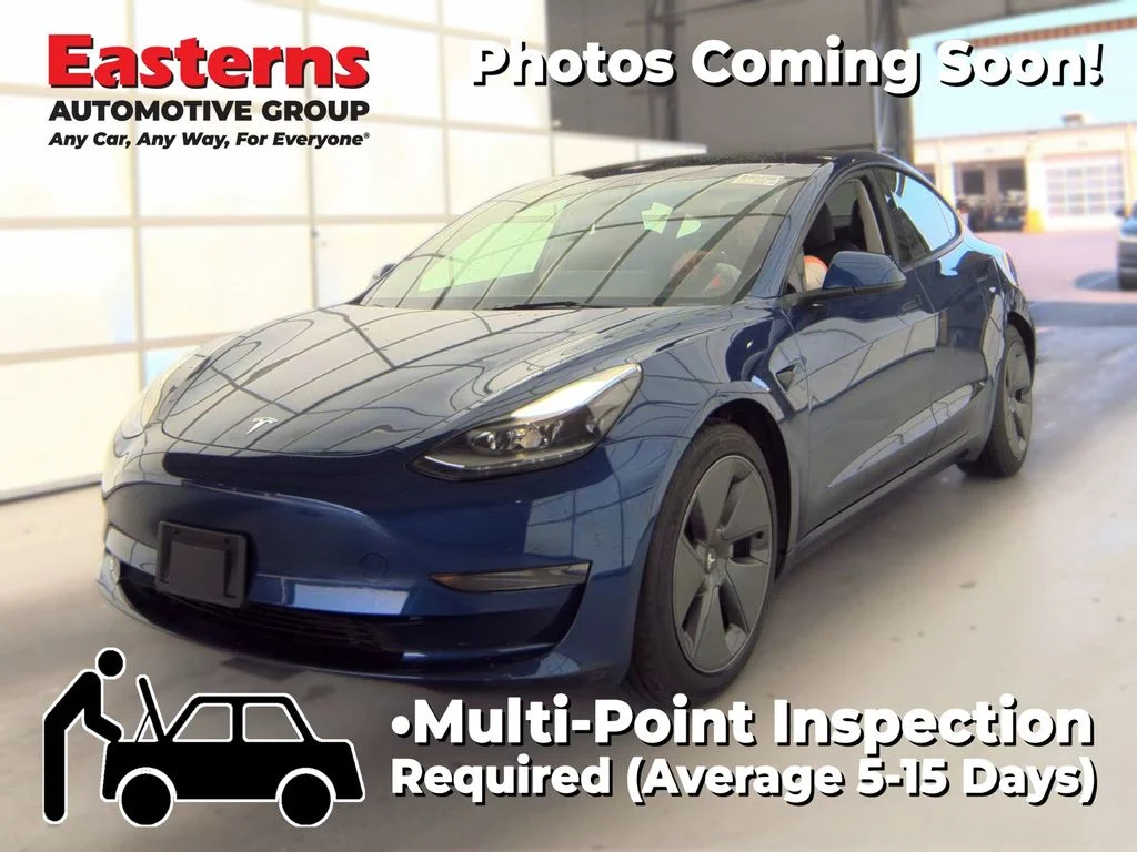 Used 2023 Blue Tesla Base image 1