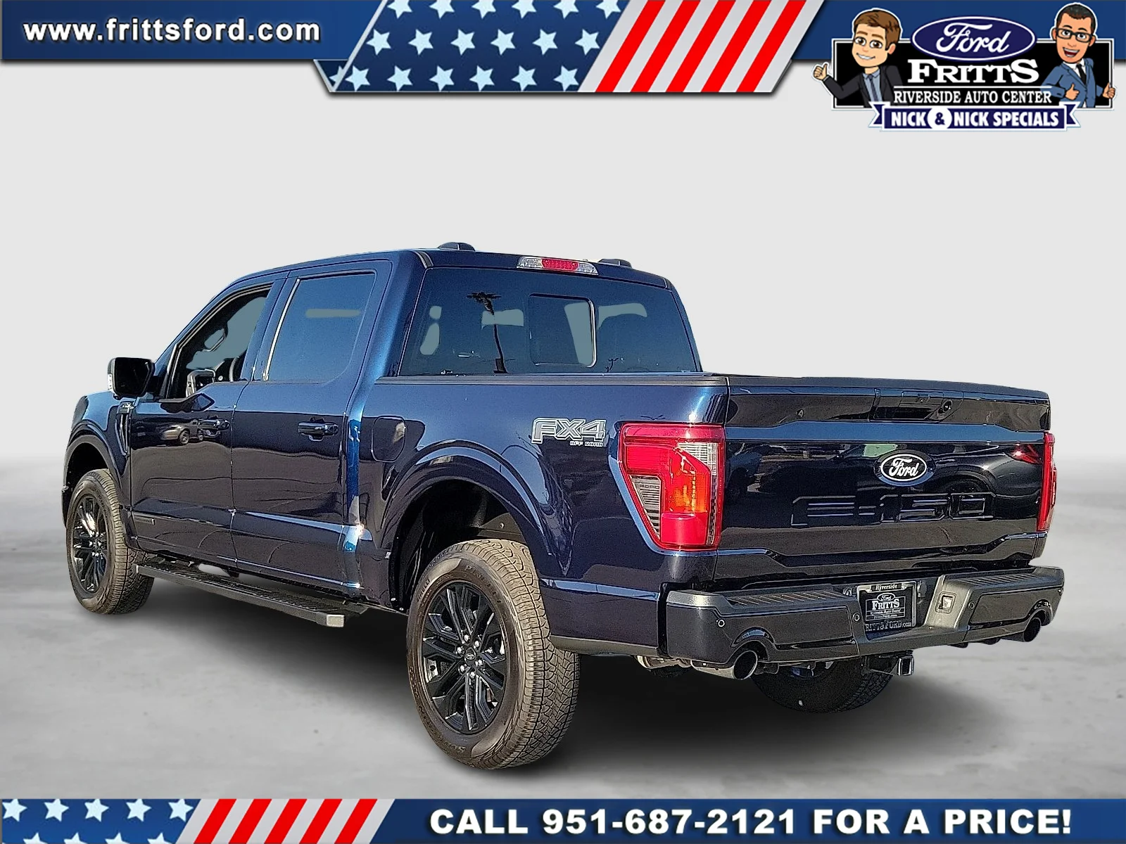 Certified Used 2025 Blue Metallic Ford XLT image 3