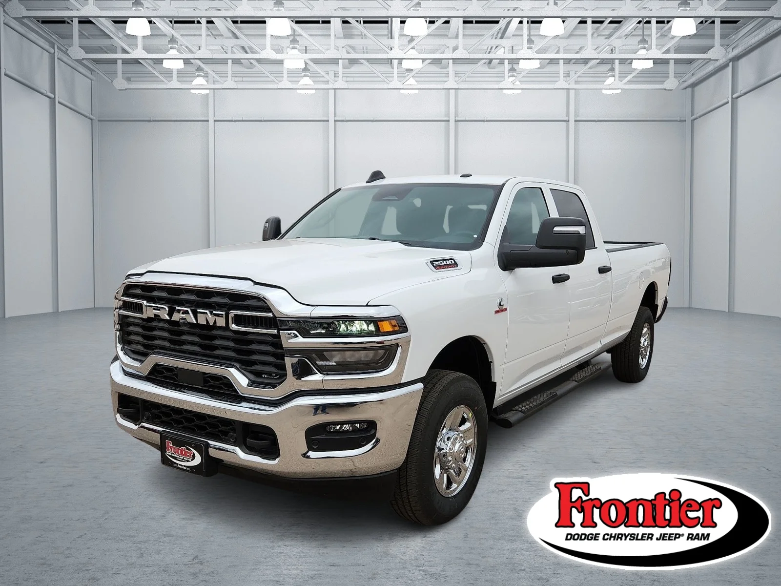 New 2026 Bright White Clear-Coat  Paint Ram TRADESMAN CREW CAB 4X4 8
