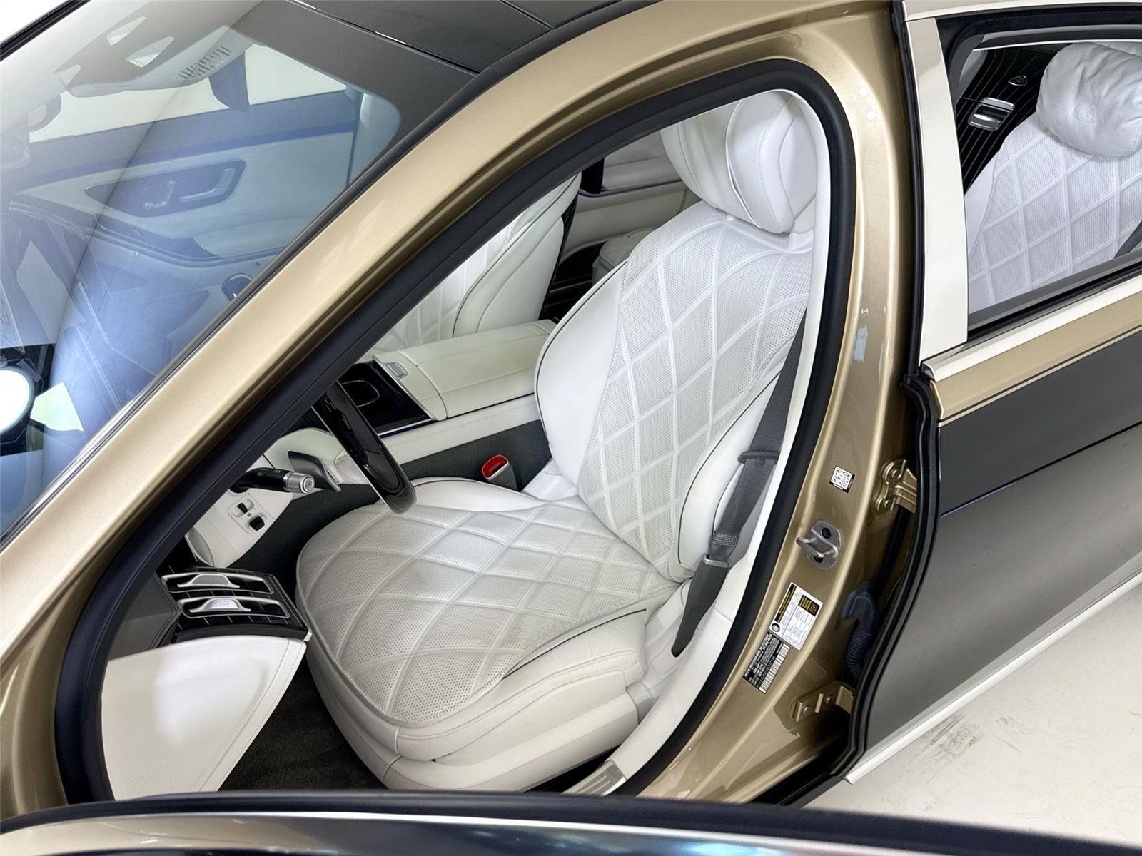 Used 2025 Kalahari Gold/Obsidian Black Mercedes-Benz Maybach S 680 | Mansory Trim | Factory Two Tone | $282k MSRP image 14