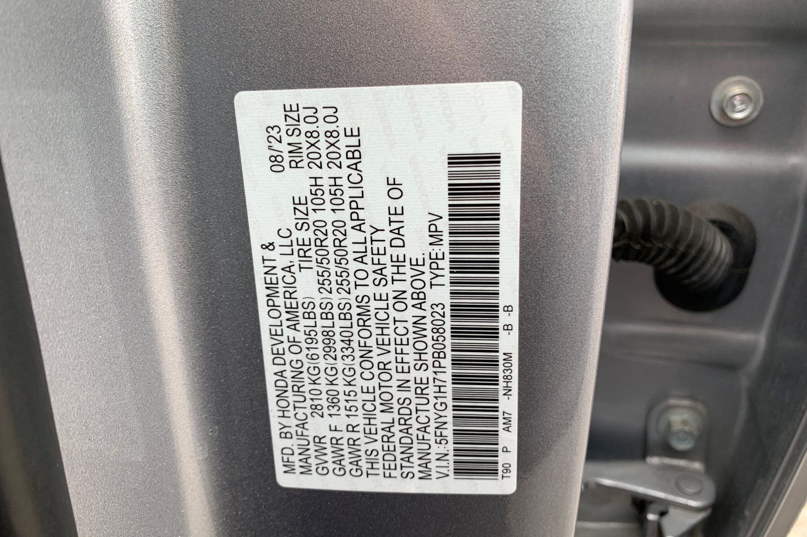 Certified Used 2023 Silver Honda Touring image 36