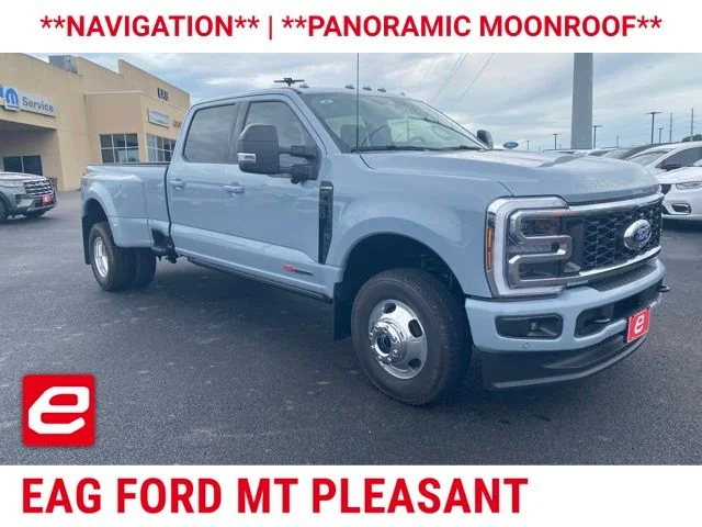 New 2026 Glacier Gray Metallic Tri-Coat Ford F-350® Platinum® image 1