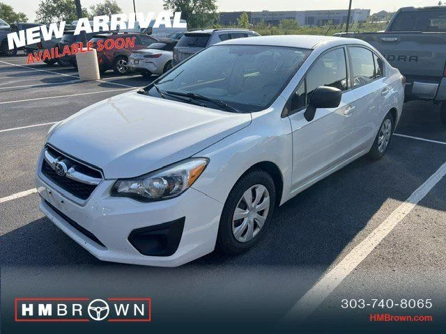 Used 2013 Satin White Pearl Subaru 2.0i image 2
