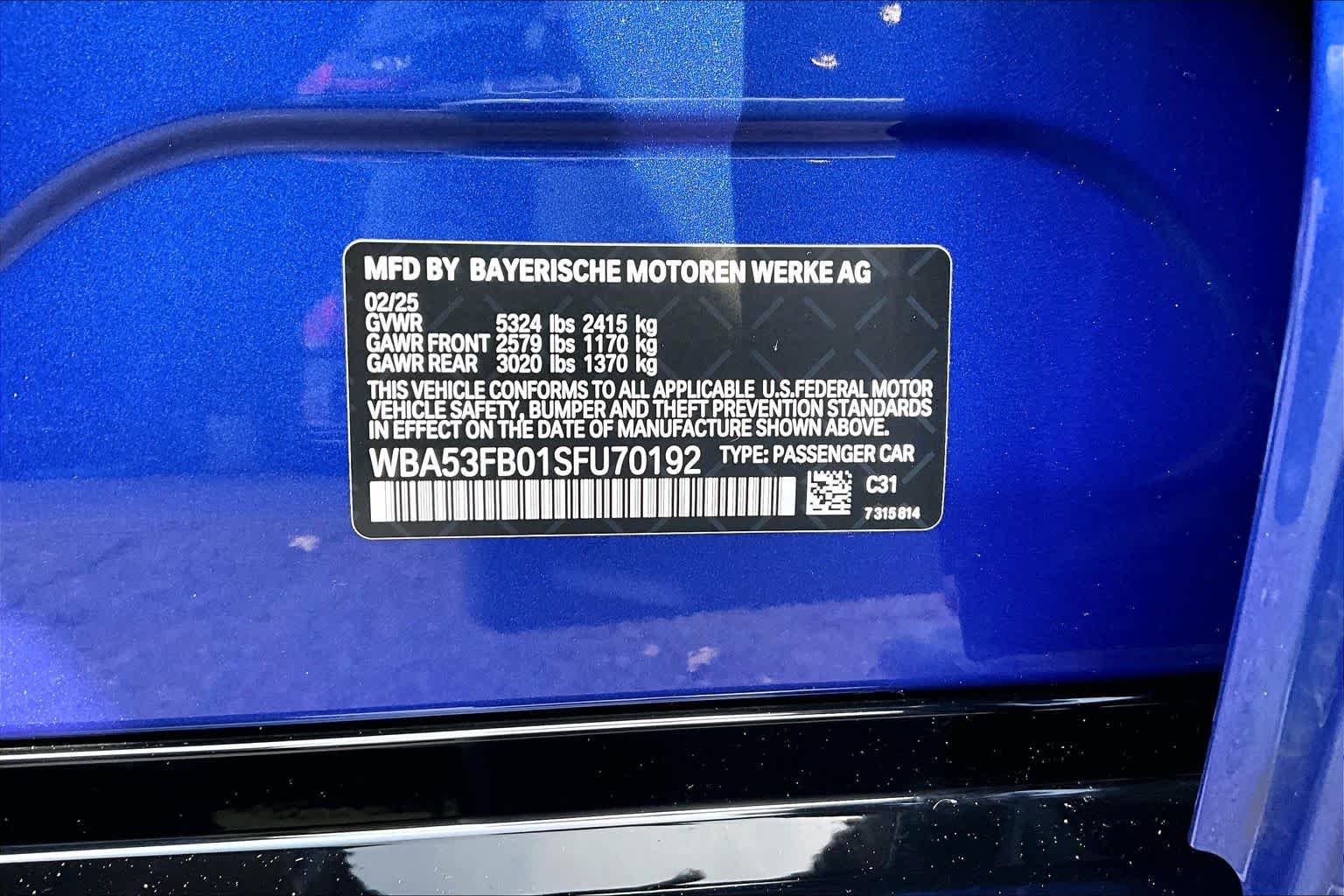 Used 2025 Portimao Blue Metallic BMW M440i image 33