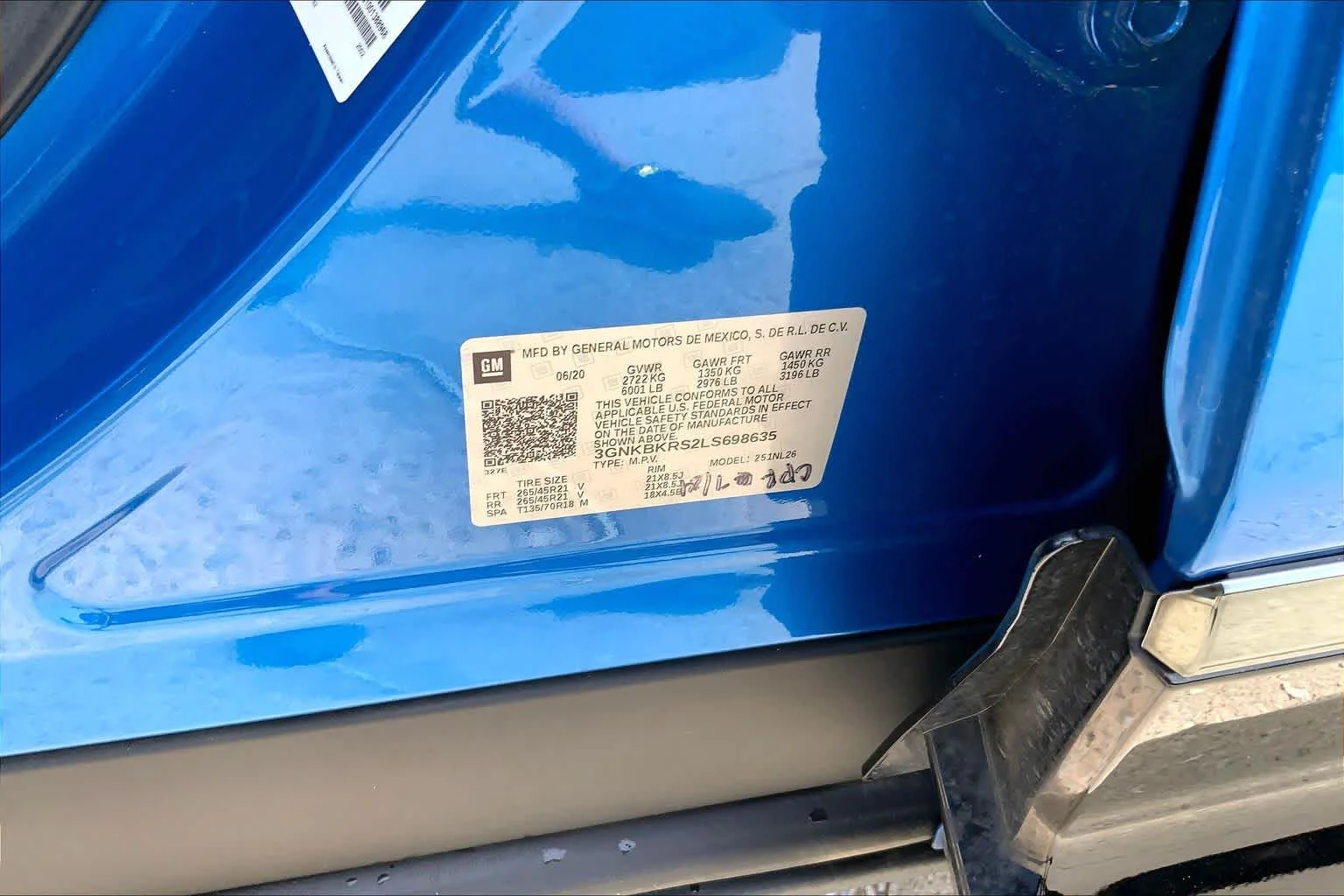 Certified Used 2020 Bright Blue Metallic Chevrolet RS image 34