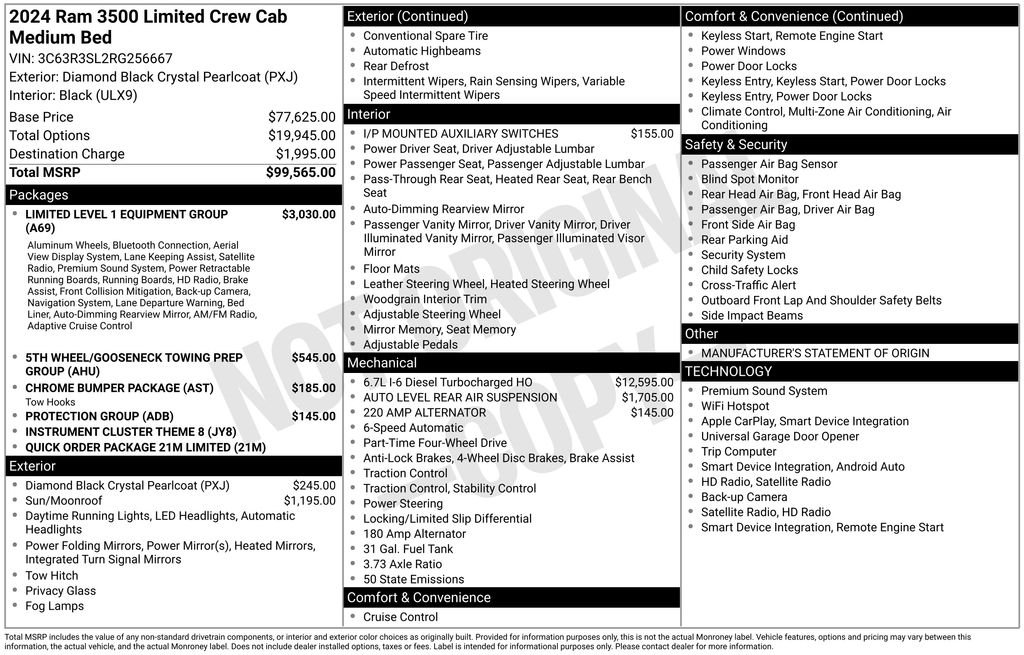 Used 2024 Black Ram Limited image 27