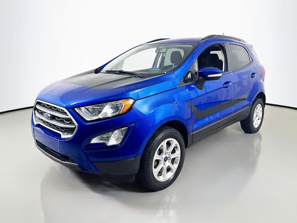 Used 2022 Lightning Blue Metallic Ford SE image 9