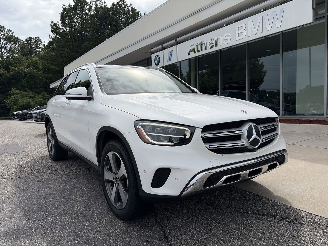 Used 2020 designo Diamond White Metallic Mercedes-Benz GLC 300 image 1