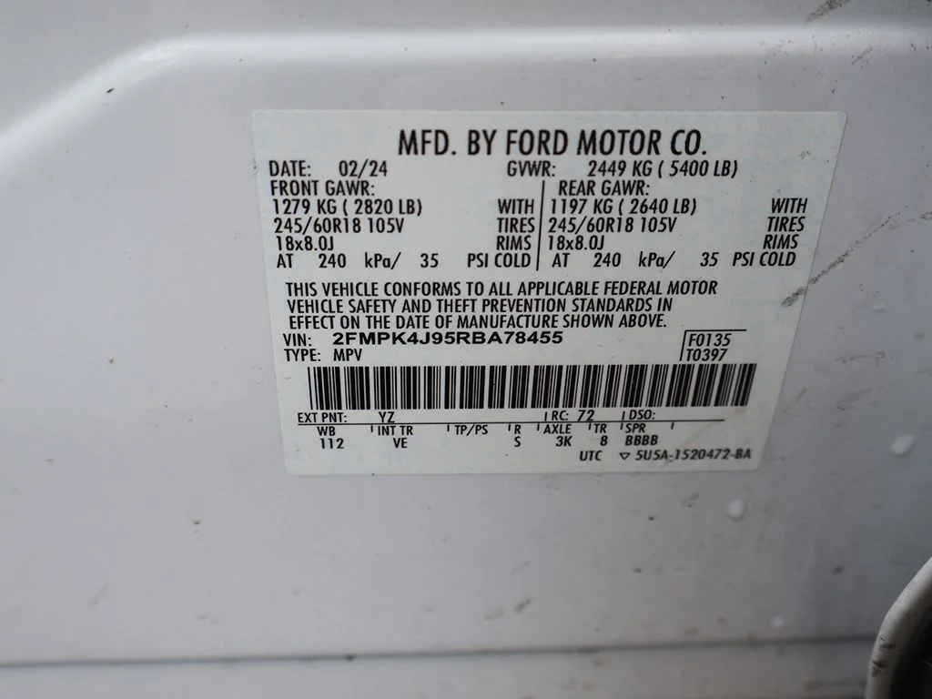 Used 2024 White Ford SEL image 50